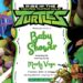 FREE Editable Teenage Mutant Ninja Turtles Baby Shower Invitation