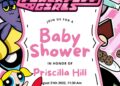 FREE Editable The Powerpuff Girls Baby Shower Invitation