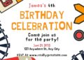 FREE Editable Train Express Birthday Invitation