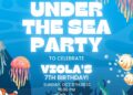 FREE Editable Under the Sea Adventure Birthday Invitation