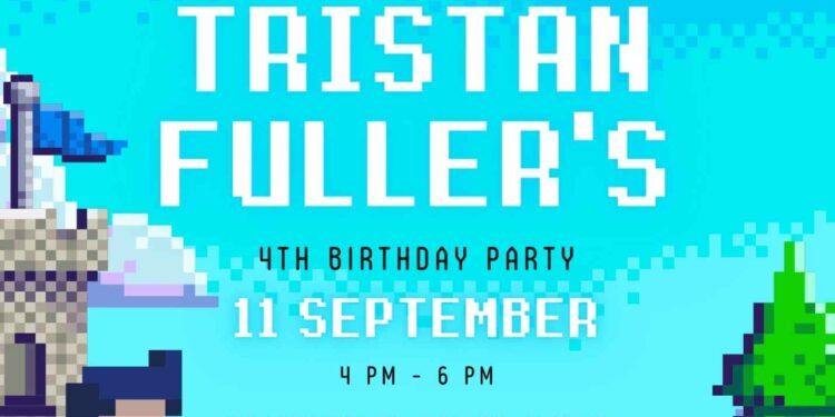 FREE Editable Video Game Party Birthday Invitation