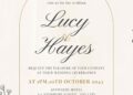 FREE Editable Vintage Travel Wedding Invitation