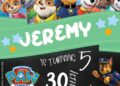 Free Editable Word - Paw Patrol Birthday Invitation Templates