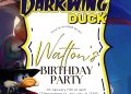 FREE Editable Darkwing Duck Birthday Invitation