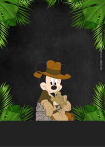 FREE Disney Safari Birthday Invitation Templates Ten