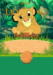 FREE Lion King Jungle Party Birthday Invitation Templates Twelve
