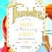 FREE Editable Thumbelina Birthday Invitation