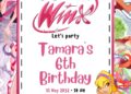 FREE Editable Winx Club Birthday Invitation
