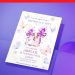(Free Editable PDF) Magical Watercolor Unicorn Birthday Invitation Templates