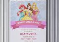 (Free Editable PDF) Cute Victorian Disney Princess Birthday Invitation Templates