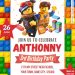 FREE Lego Movie Birthday Invitation Templates