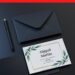 (Free Editable PDF) Simple Bohemian Greenery Wedding Invitation Templates