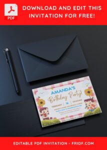 (Free Editable PDF) Playful Playground Kids Birthday Invitation Templates C
