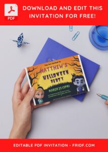 (Free Editable PDF) Howling Super Monsters Birthday Invitation Templates D