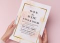 (Free Editable PDF) Romantic Autumn Wedding Invitation Templates