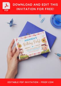 (Free Editable PDF) Playful Playground Kids Birthday Invitation Templates D