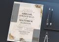 (Free Editable PDF) Artsy And Chic Wedding Invitation Templates
