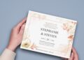 (Free Editable PDF) Greenery Garden Foliage Wedding Invitation Templates E