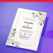 (Free Editable PDF) Magnolia And Garden Roses Wedding Invitation Templates