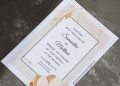 (Free Editable PDF) Glimmered Gold Botanical Wedding Invitation Templates