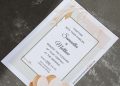 (Free Editable PDF) Glimmered Gold Botanical Wedding Invitation Templates