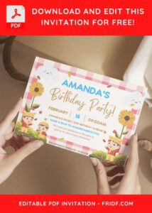 (Free Editable PDF) Playful Playground Kids Birthday Invitation Templates G