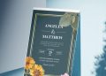 (Free Editable PDF) Dreamy Botanical Vows Wedding Invitation Templates