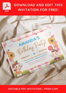 (Free Editable PDF) Playful Playground Kids Birthday Invitation Templates I
