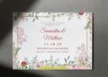 (Free Editable PDF) Harmony Of Garden Floral Wedding Invitation Templates F