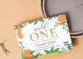 (Free Editable PDF) Cartoon Jungle Wild One Birthday Invitation Templates J
