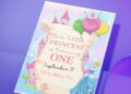 (Free Editable PDF) Enchanting Disney Princess Birthday Invitation Templates J