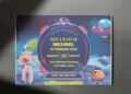 (Free Editable PDF) Outer Space Kids Birthday Invitation Templates