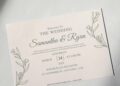 (Free Editable PDF) Aesthetic Floral Decoration Wedding Invitation Templates