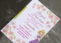 (Free Editable PDF) Garden Reverie Rapunzel Birthday Invitation Templates A