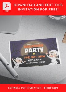 (Free Editable PDF) Lovely Mummy Birthday Invitation Templates H