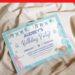 (Free Editable PDF) Watercolor Under The Sea Birthday Invitation Templates I