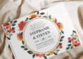 (Free Editable PDF) Decorative Floral Frame Wedding Invitation Templates I