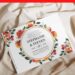 (Free Editable PDF) Decorative Floral Frame Wedding Invitation Templates I