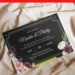 (Free Editable PDF) Classy Black Marble & Floral Wedding Invitation Templates C