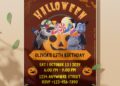 (Free Editable PDF) Cheerful Disney Vampirina Birthday Invitation Templates C
