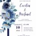 FREE 7+ Blue Rose Wedding Invitation Templates