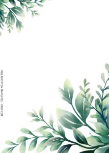 FREE 7+ Fresh Eucalyptus Wedding Invitation Templates