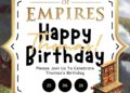FREE Editable Age of Empires Birthday Invitation