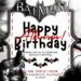 FREE Editable Batman Arkham City Birthday Invitation