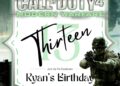 FREE Editable Call of Duty 4: Modern Warfare Birthday Invitation