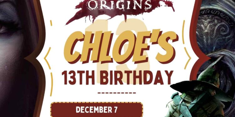 FREE Editable Dragon Age Origins Birthday Invitation