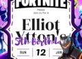 FREE Editable Fortnite Birthday Invitation