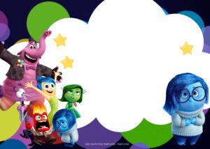 FREE Fun Party Inside Out Birthday Invitation Templates