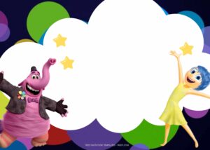 FREE Fun Party Inside Out Birthday Invitation Templates