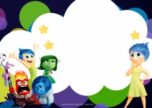 FREE Fun Party Inside Out Birthday Invitation Templates